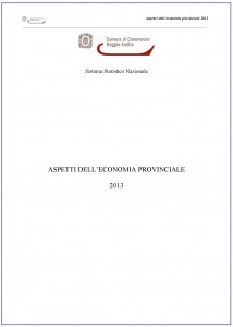 Aspetti dell'economia provinciale 2013